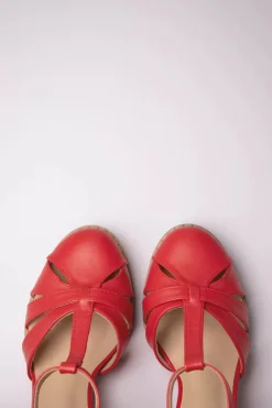 Banned Retro Fancy Footwork Pumps In Rood>Vrouwen Pumps