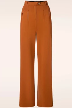 King Louie Fintan Milano Crepe Pantalon In Karamel>Vrouwen Broeken