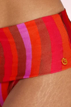 TC Beach Flipover Shiny Waves Bikinibroekje In Multi><noscript><img width=