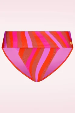 TC Beach Flipover Shiny Waves Bikinibroekje In Multi><noscript><img width=