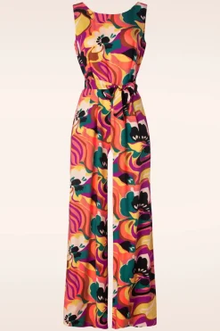 King Louie Frida Jumpsuit Aurelio In Shell Oranje>Vrouwen Playsuits & Jumpsuits