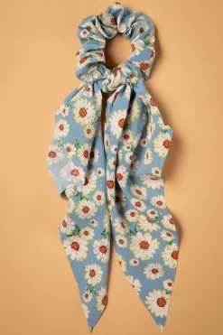 Banned Retro Geraldine Scrunchie In Blauw>Vrouwen Haaraccessoires