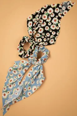 Banned Retro Geraldine Scrunchie In Blauw>Vrouwen Haaraccessoires