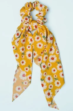 Banned Retro Geraldine Scrunchie In Geel>Vrouwen Haaraccessoires