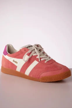 Gola Elan Suede Sneakers In Koraal><noscript><img width=