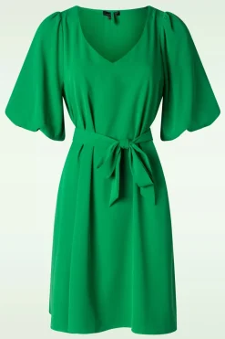 Smashed Lemon Greta Jurk In Groen>Vrouwen Plus Size Jurken