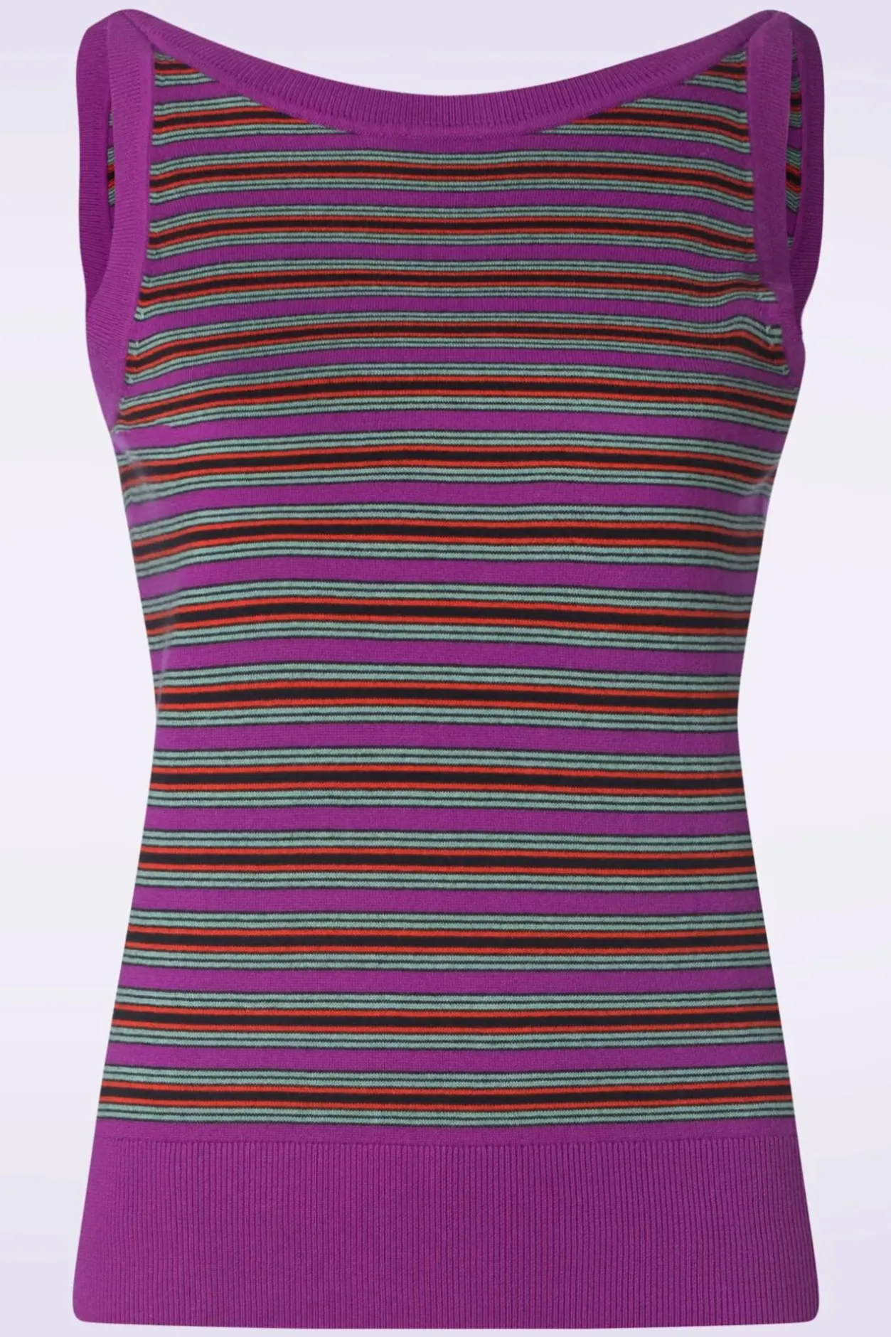 King Louie Hazel Bee Stripe Top In Sparkling Paars>Vrouwen Tops