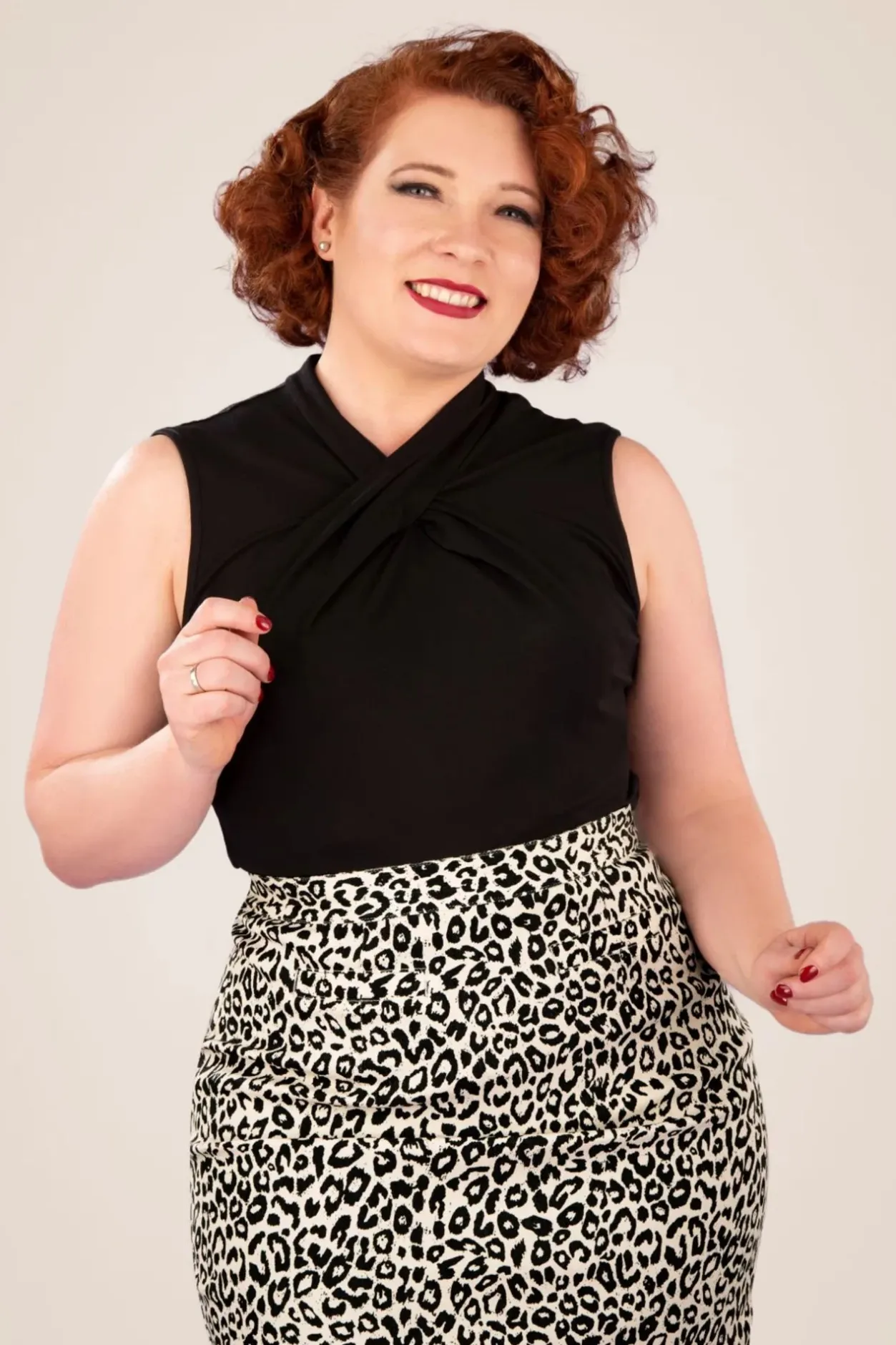 Banned Retro Hey Jude Top In Zwart>Vrouwen Tops