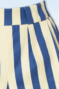 Louche Hilton Deck Gestreepte Shorts In Wit En Blauw><noscript><img width=