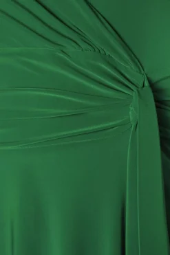 Vintage Chic for Topvintage Irene Overslag Swingjurk In Groen><noscript><img width=