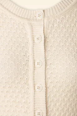 Mak Sweater Jennie Cardigan In Havermout><noscript><img width=