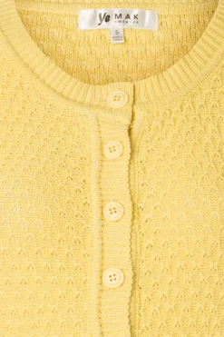 Mak Sweater Jennie Vest In Babygeel><noscript><img width=