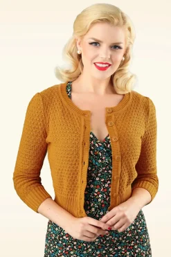 Mak Sweater Jennie Vest In Brons>Vrouwen Vestjes