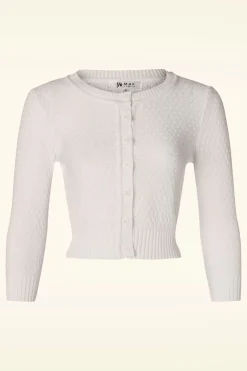 Mak Sweater Jennie Vest In Ivoor>Vrouwen Vestjes