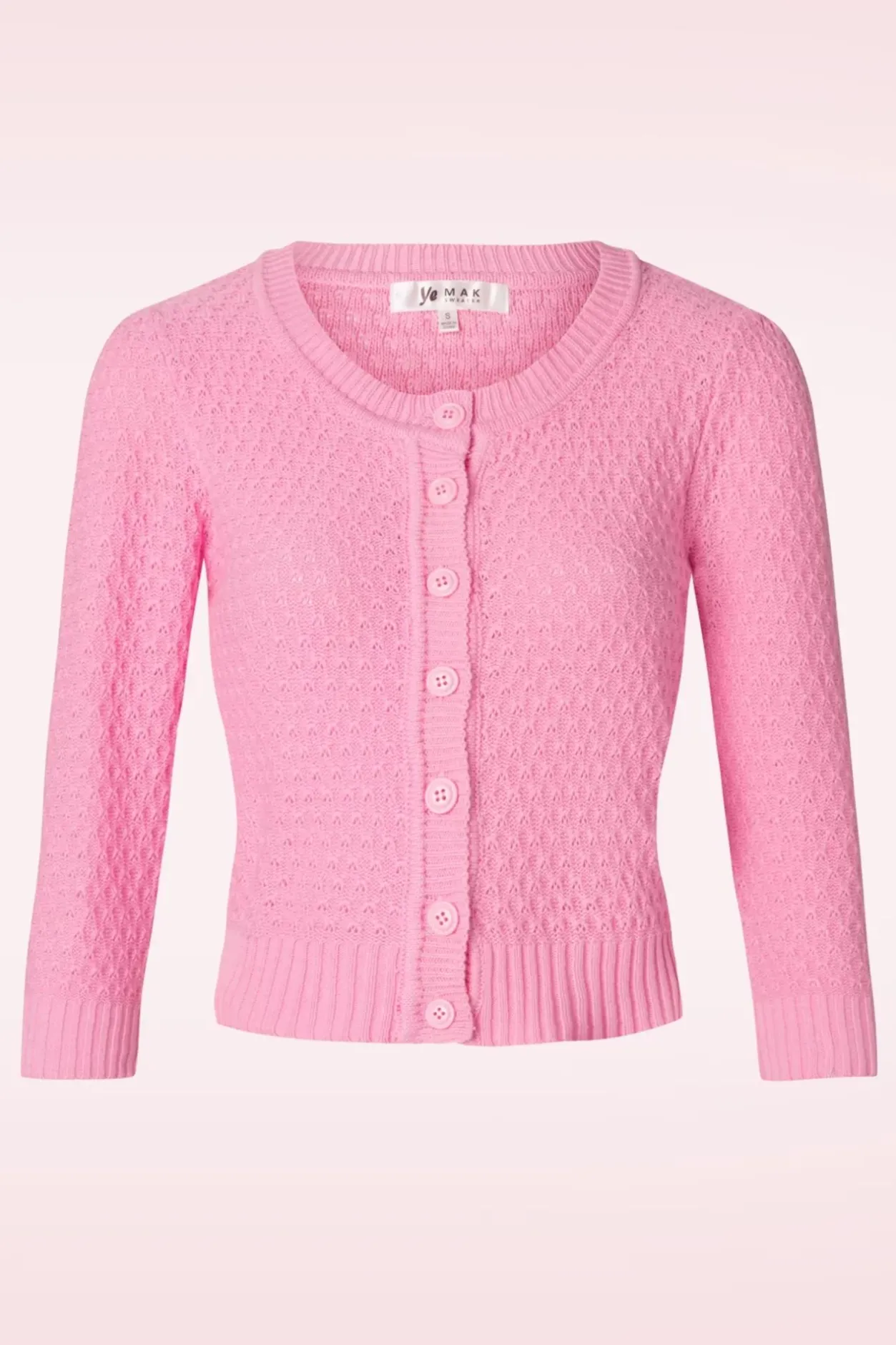 Mak Sweater Jennie Vest In Lichtroze>Vrouwen Vestjes