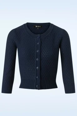 Mak Sweater Jennie Vest In Marineblauw>Vrouwen Vestjes