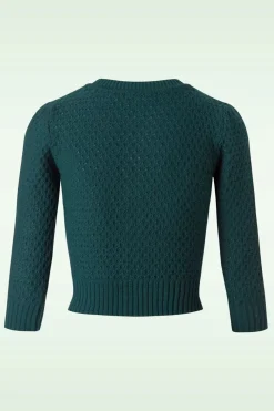 Mak Sweater Jennie Vest In Pauw>Vrouwen Vestjes