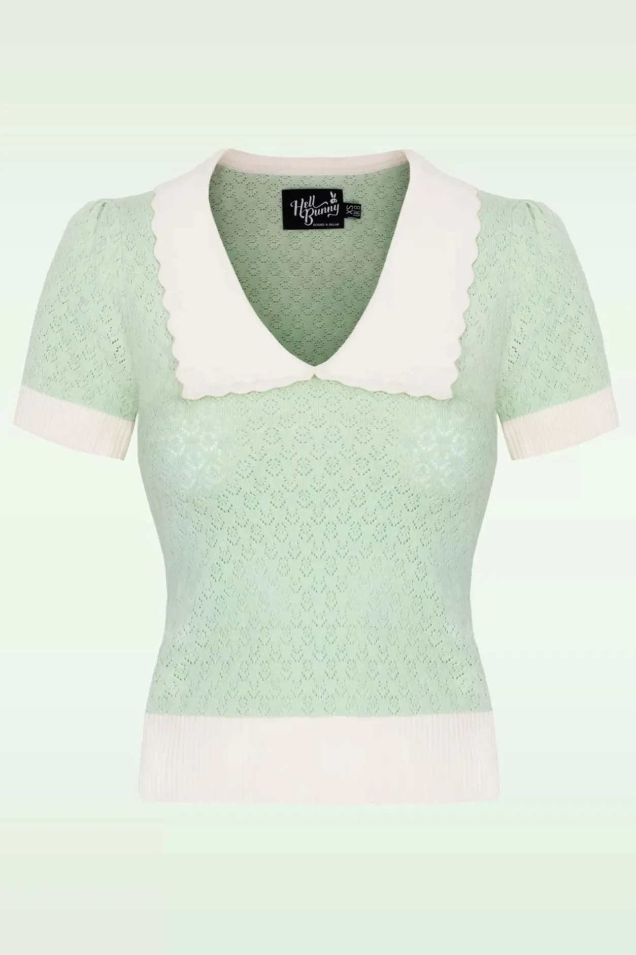 Bunny Joanie Top In Mint>Vrouwen Truitjes