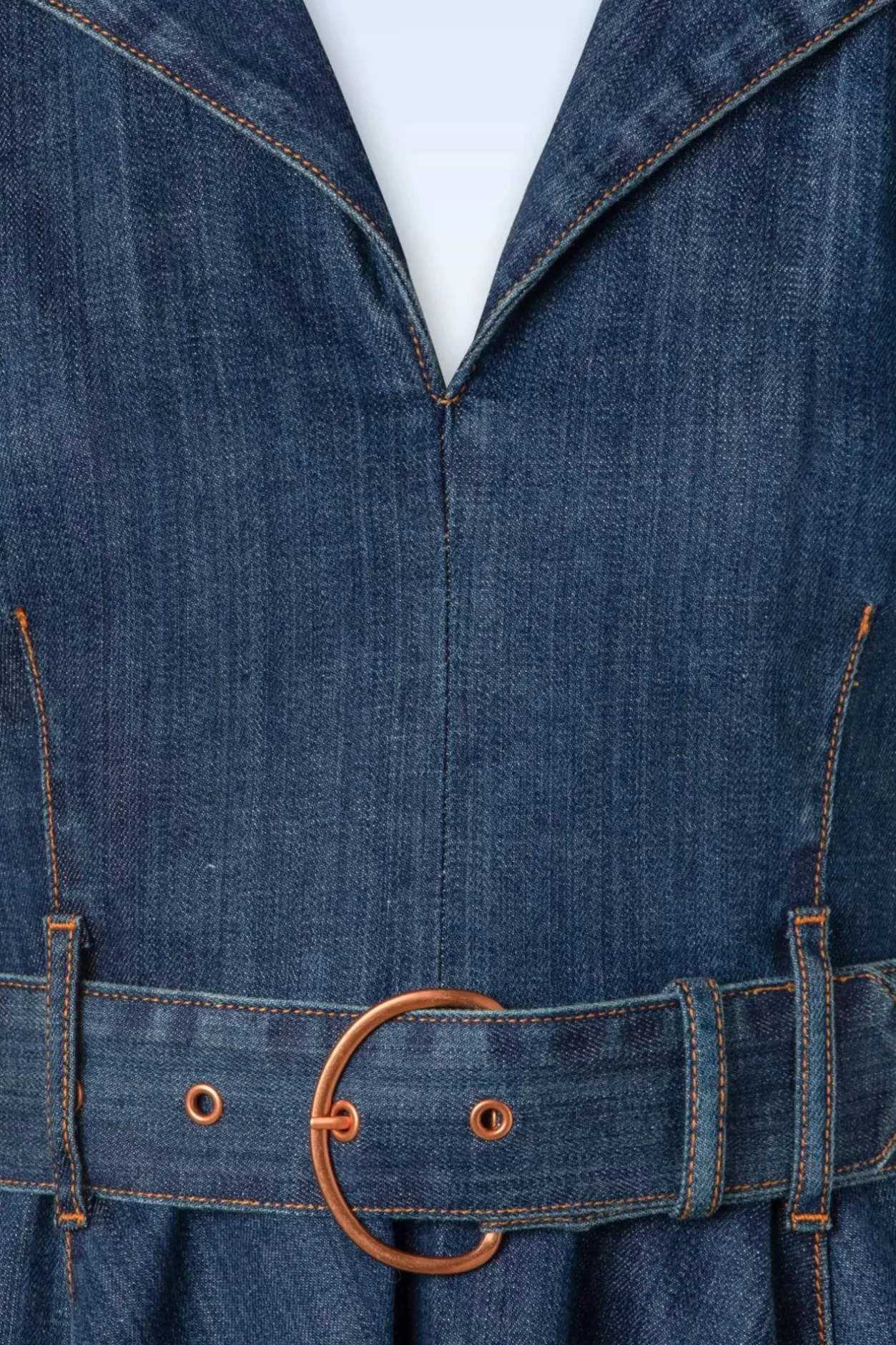 Rock-a-Booty Jodie Swing Jurk In Blauw>Vrouwen Plus Size Jurken