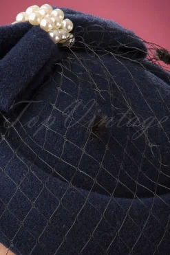 Banned Retro Judy Hoed In Marineblauw>Vrouwen Haaraccessoires