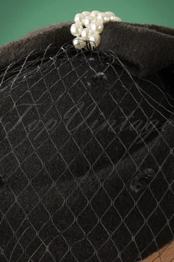 Banned Retro Judy-Hoed In Zwart>Vrouwen Haaraccessoires