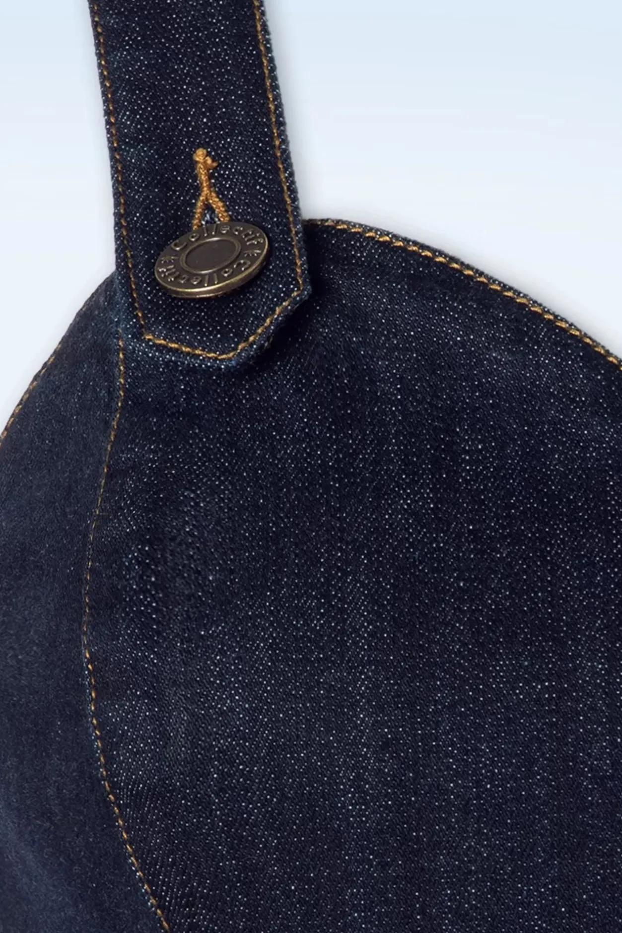 Collectif Clothing Jupiter Pinafore Jurk In Denim>Vrouwen Plus Size Jurken