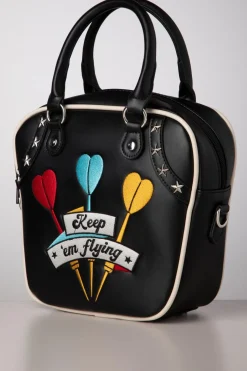 Banned Retro Keep 'Em Flying Handtas In Zwart><noscript><img width=