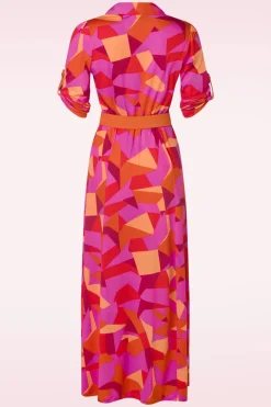 K-Design Lexie Maxi Jurk In Fuchsia><noscript><img width=