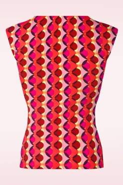 Surkana Lia Mouwloze Top In Fuchsia><noscript><img width=