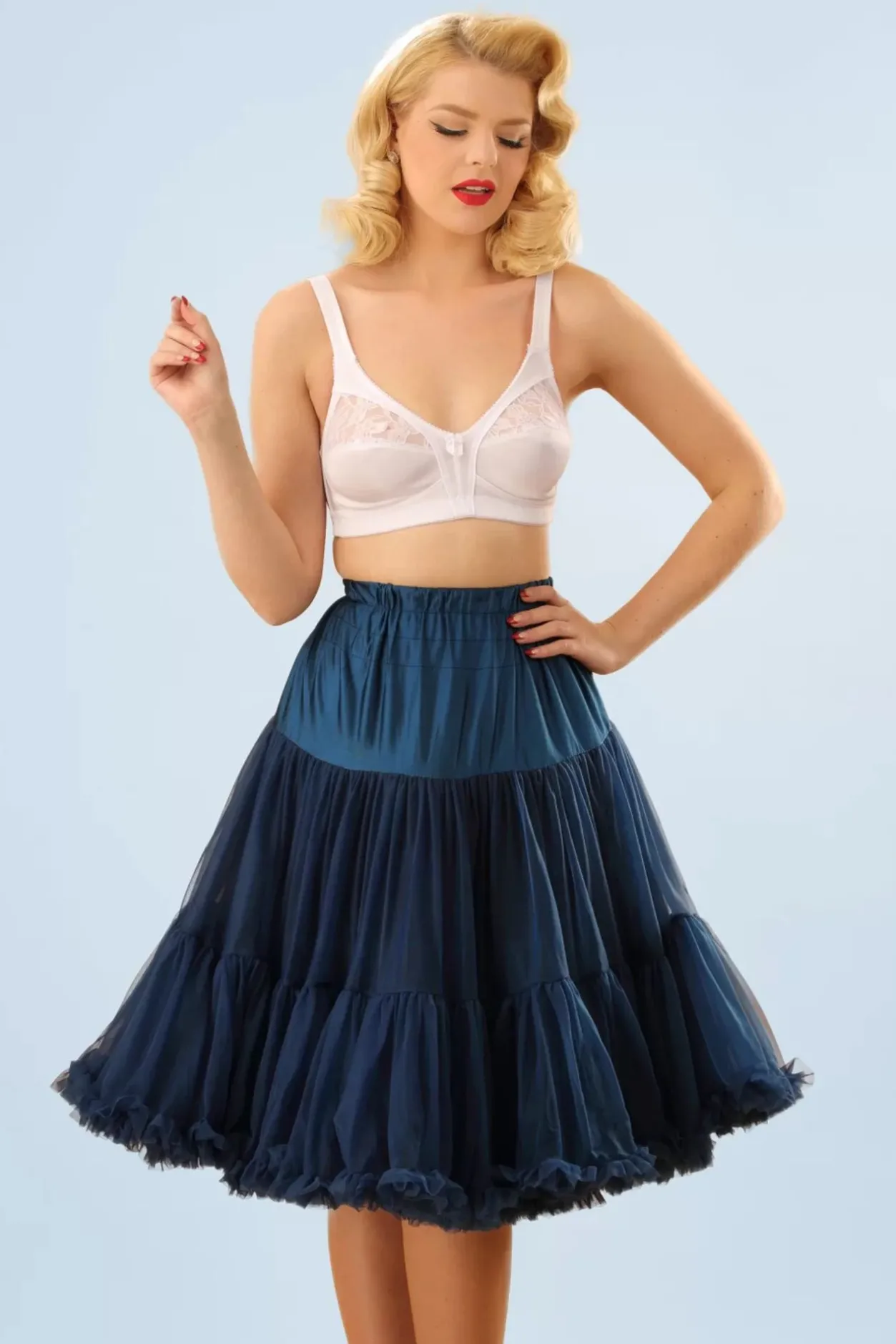 Banned Retro Lola Lifeforms Petticoat In Marineblauw>Vrouwen Petticoats