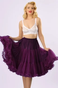 Banned Retro Lola Lifeforms Petticoat In Aubergine><noscript><img width=