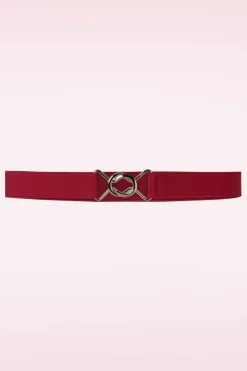 Banned Retro Macha Stretch Riem In Rood>Vrouwen Riemen