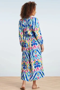 Smashed Lemon Maisy Maxi Jurk In Multi><noscript><img width=