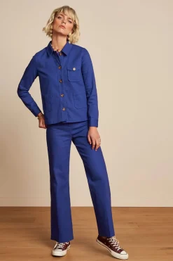 King Louie Marcie Broek Sturdy In Dazzling Blauw>Vrouwen Broeken