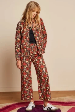 King Louie Marcie Cropped Broek Ryder In Marsepein>Vrouwen Broeken