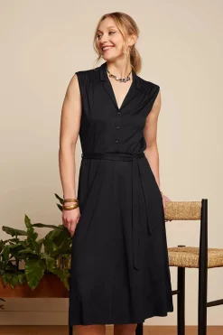 King Louie Marianne Classic Jurk In Zwart>Vrouwen Plus Size Jurken