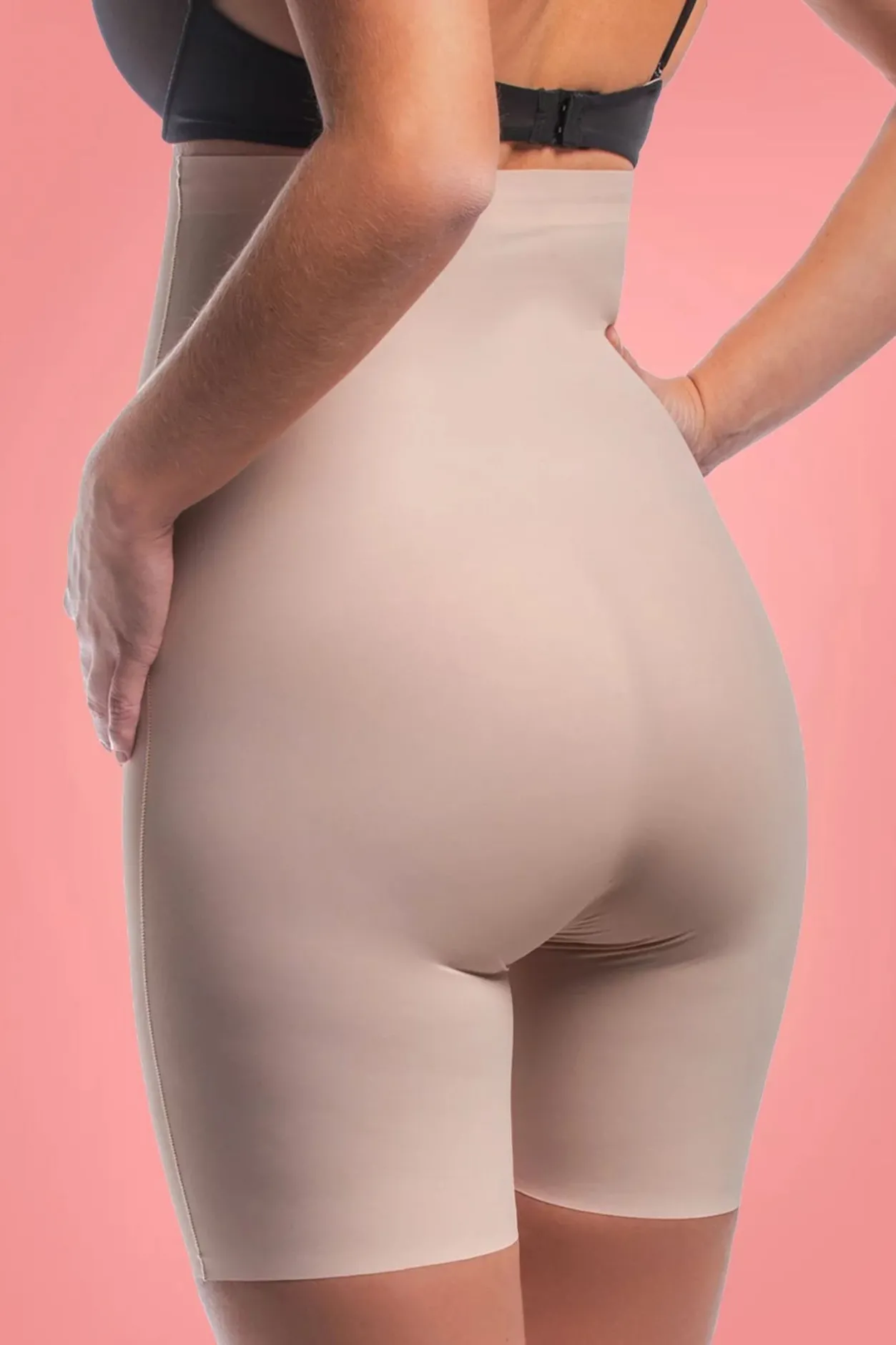 MAGIC Bodyfashion Maxi Sexy Hi Bermuda In Latte>Vrouwen Shapewear