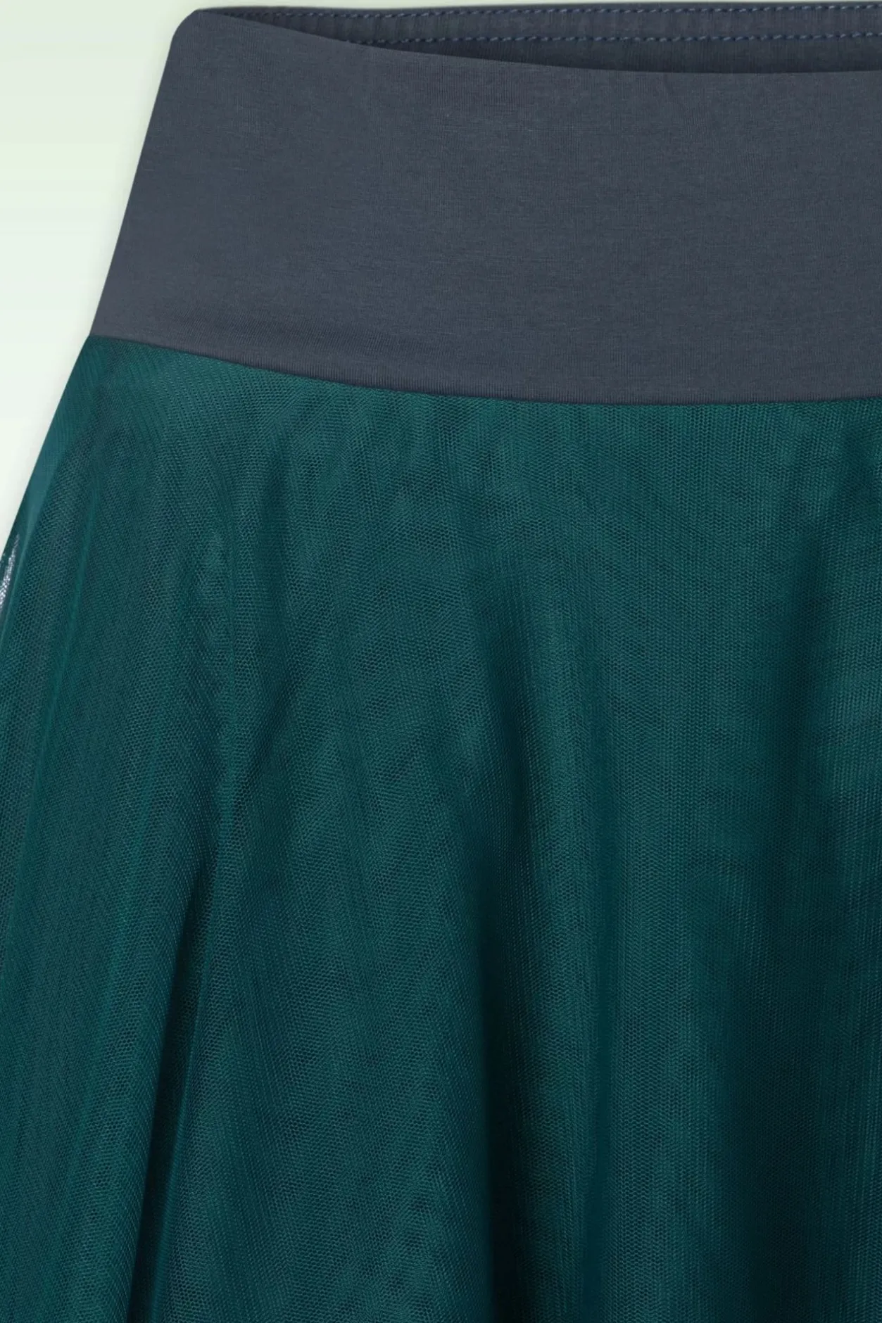 LaLamour Mendy Mesh Gelaagde Rok In Petrol>Vrouwen Rokken