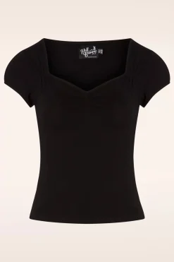 Bunny Mia Top In Zwart>Vrouwen Tops