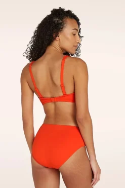 TC Beach Mid Waist Bikinibroekje In Zomers Rood><noscript><img width=