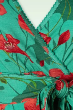 LaLamour Milly Poppy Jurk In Groen><noscript><img width=