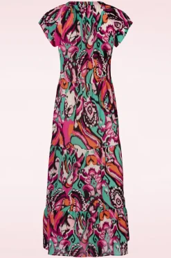 Smashed Lemon Mirna Maxi Jurk In Multi>Vrouwen Maxi Jurken