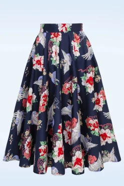 Bunny Misa Swing Rok In Marineblauw>Vrouwen Rokken