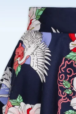 Bunny Misa Swing Rok In Marineblauw><noscript><img width=