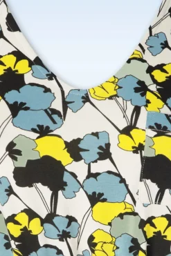 Zilch Monique Jurk In Bouquet Lemon><noscript><img width=