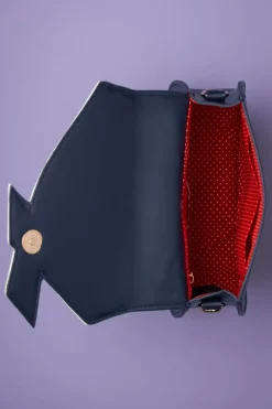 Banned Retro Nautical Kelly Lee Handtas In Marineblauw><noscript><img width=