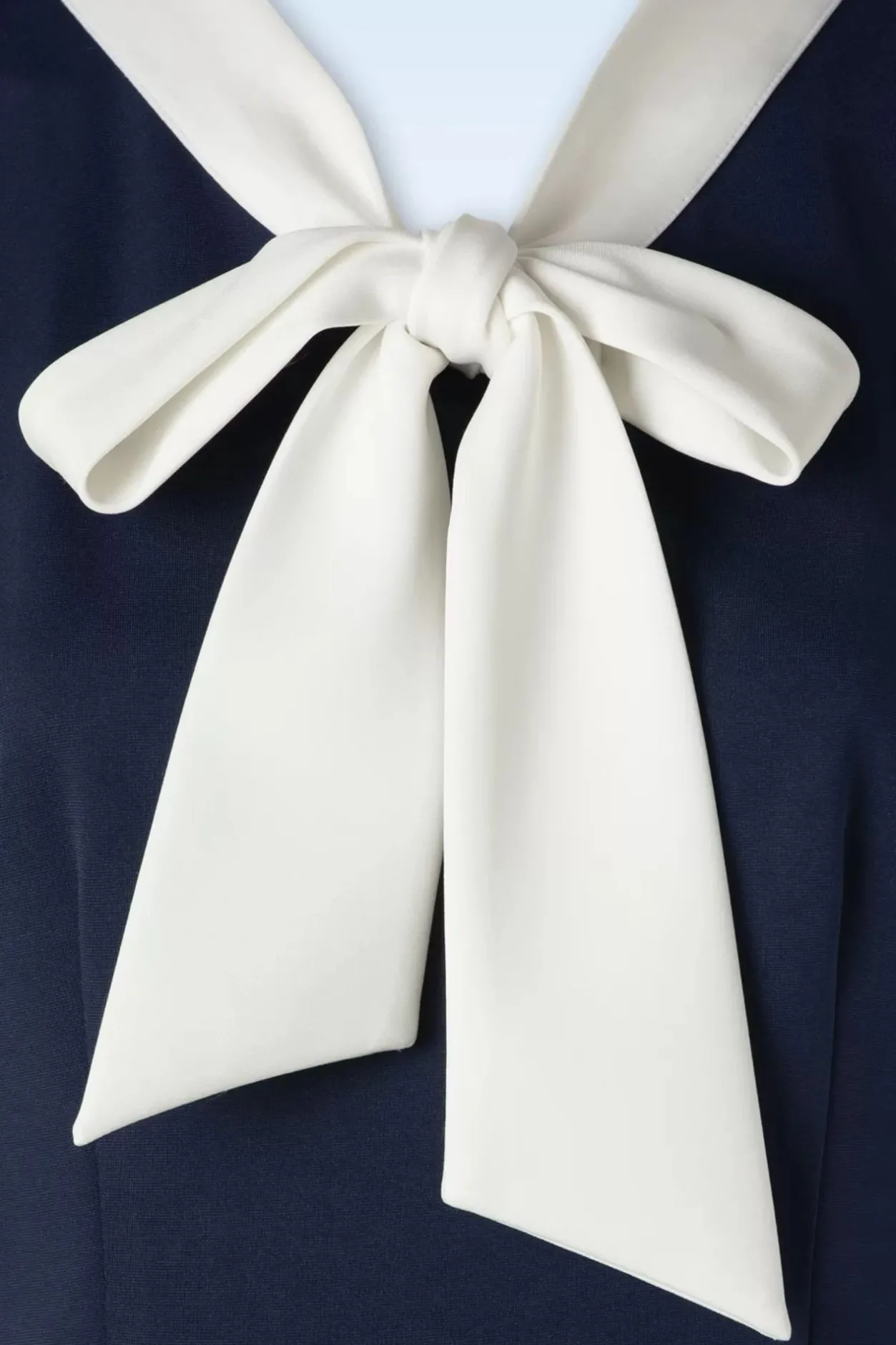 Vixen Nautical Sleeveless Bow Jurk In Marineblauw>Vrouwen Plus Size Jurken