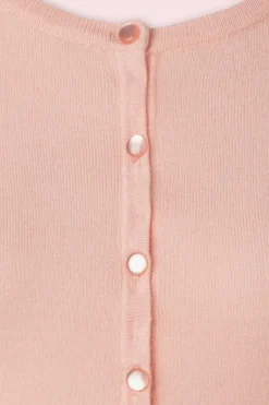 Mak Sweater Nyla Cropped Vest In Poeder Roze><noscript><img width=