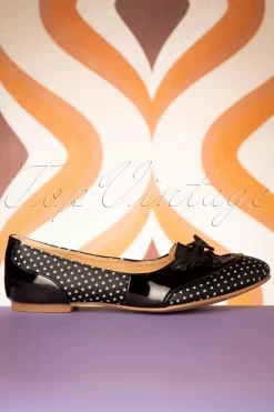 Banned Retro Oxford Isabella Ballerina's In Zwart><noscript><img width=