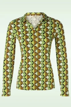 Surkana Paloma Blouse In Groen>Vrouwen Blouses